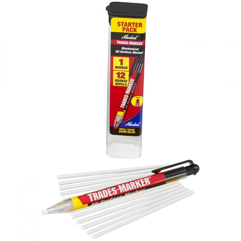 pics/Markal/Trades-Marker refills 12/markal-trades-marker-grease-pencil-12-coloured-refills-1.jpg